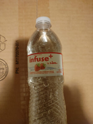 strawberry flavored purified water