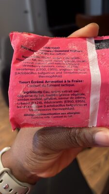 Strawberry Flavoured Skimmed Yoghurt