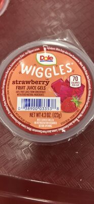 strawberry fruit juice gels