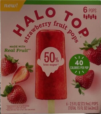 Strawberry Fruit Pops