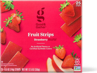 Strawberry fruit strips