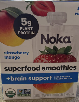 Strawberry Mango superfood smoothies