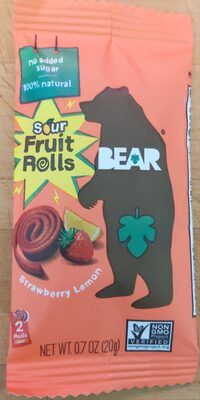 Strawberry Real Fruit Yoyos Sours