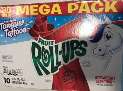 Strawberry Sensation Fruit Roll-Ups 30 Count