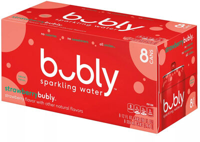 Strawberry sparkling water
