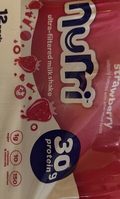 Strawberry ultra-filtered milkshake