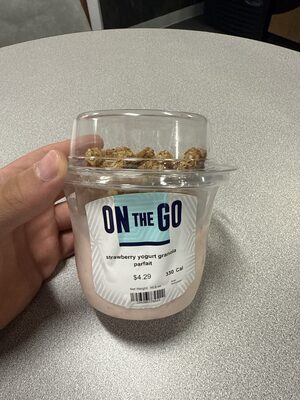 Strawberry Yogurt Granola Parfait