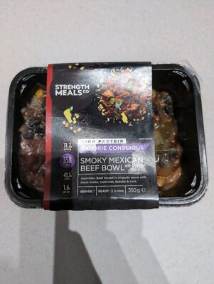 Strength Meals Co - Smokey Mexican Beef Bowl