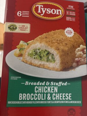 Stuffed Chicken (Broccoli & Cheese)