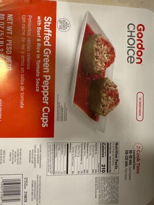 Stuffed Green Pepper Cups