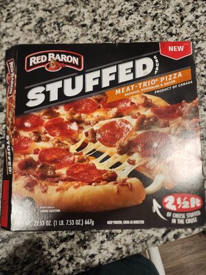 Stuffed Meat Trio Pizza