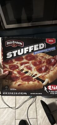 Stuffed Pepperoni Pizza