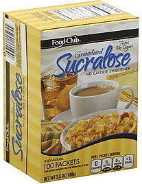 Sucralose No Calorie Sweetener
