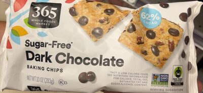 Sugar-free Dark chocolate baking chips