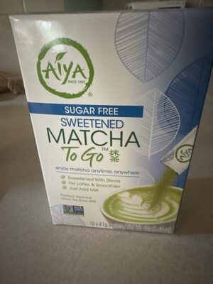 Sugar Free Sweetened Matcha To Go