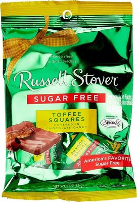 Sugar free toffee squares