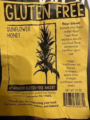 Sunflower Honey Bread