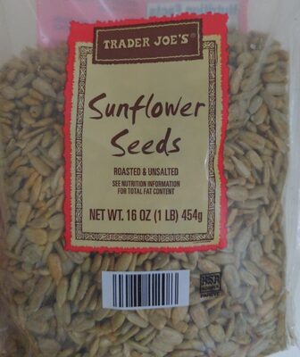 Sunflower Seeds, roasted & unsalted