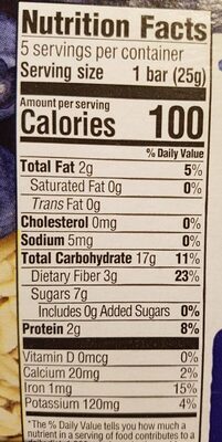 Super foods gluten free oat bar