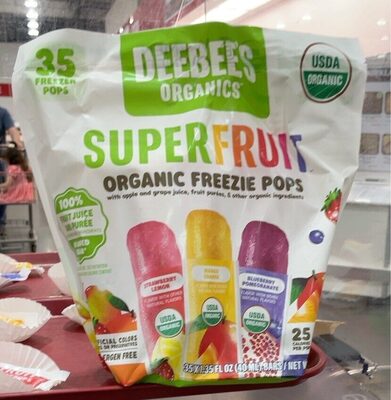 Super fruit freezie pops