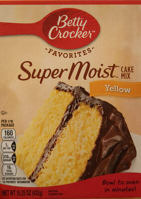 Super Moist Yellow Cake Mix