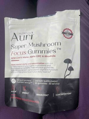 Super Mushroom Focus Gummies