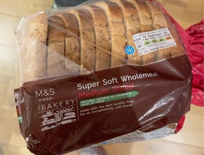 Super Soft Wholemeal medium sliced