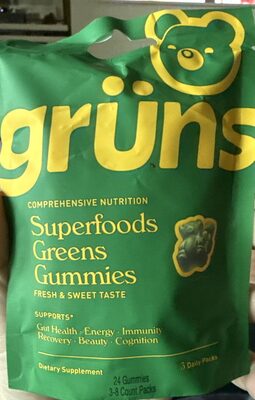 Superfoods Greens Gummies