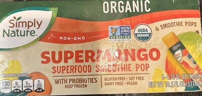 Supermango Superfood Smoothie Pop