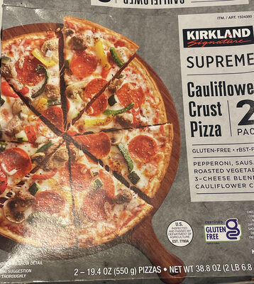 Supreme Cauliflower Crust Pizza