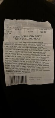 Sushi - Crunchy Spicy Tuna Volcano Roll