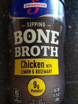 Swanson bone broth chicken lemon rosemary