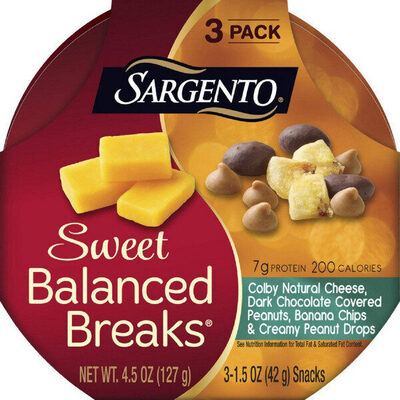 Sweet balanced breaks colby jack cheese