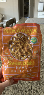 Sweet Jalebi Naan Pretzels