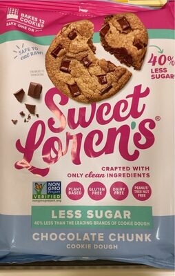 Sweet Loren's Place & Bake Chocolate Chunk 12oz Less Sugar