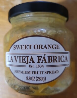 Sweet orange premium fruit spread