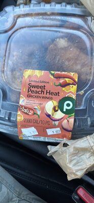 Sweet Peach Heat Chicken Wings