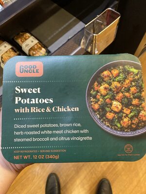 Sweet Potato w Rice & Chicken