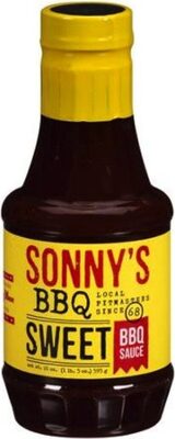 Sweet real pit barbecue sauce bottle