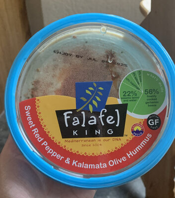 Sweet Red Pepper & Kalamata Olive Hummus