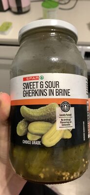 Sweet & Sour Gherkins in Brine
