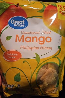 Sweetened Dried Mango Philippine Grown