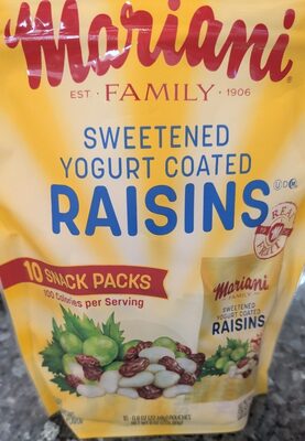 Sweetened Yogurt Covered Raisins
