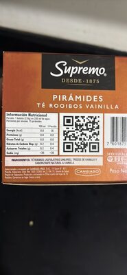 Té Rooibos Vainilla