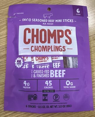 Taco Seasoned Beef Mini Sticks