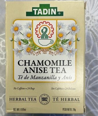Tadin tea manzanillaanis tea