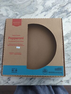 Take And Bake Pepperoni Traditional Crust Pizza