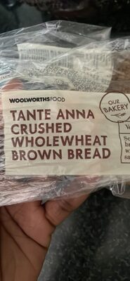 TANTE ANNA CRUSHED WHOLEWHEAT BROWN BREAD