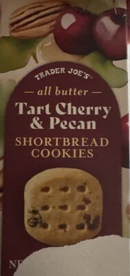Tart Cherry & Pecan Shortbread Cookies