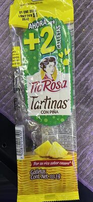 Tartinas con piña